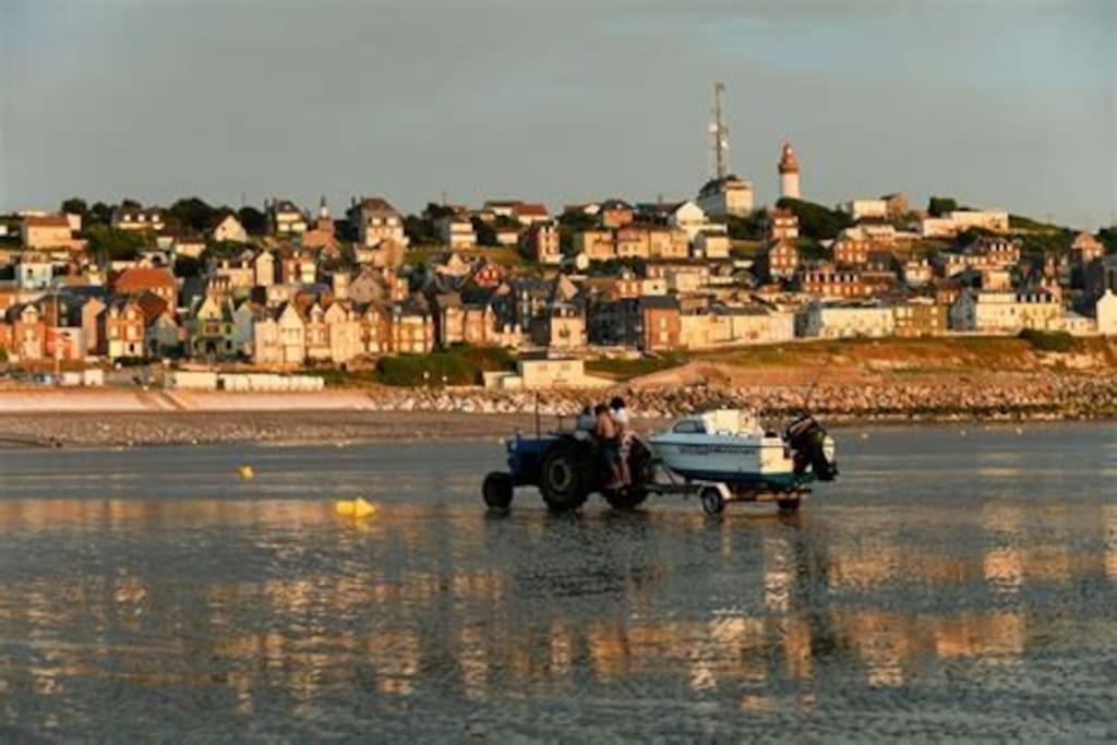 La Baigneuse Maison Avec Jardinet Et Parking Prive, A 200 M Plage Cayeux-sur-Mer Exterior photo
